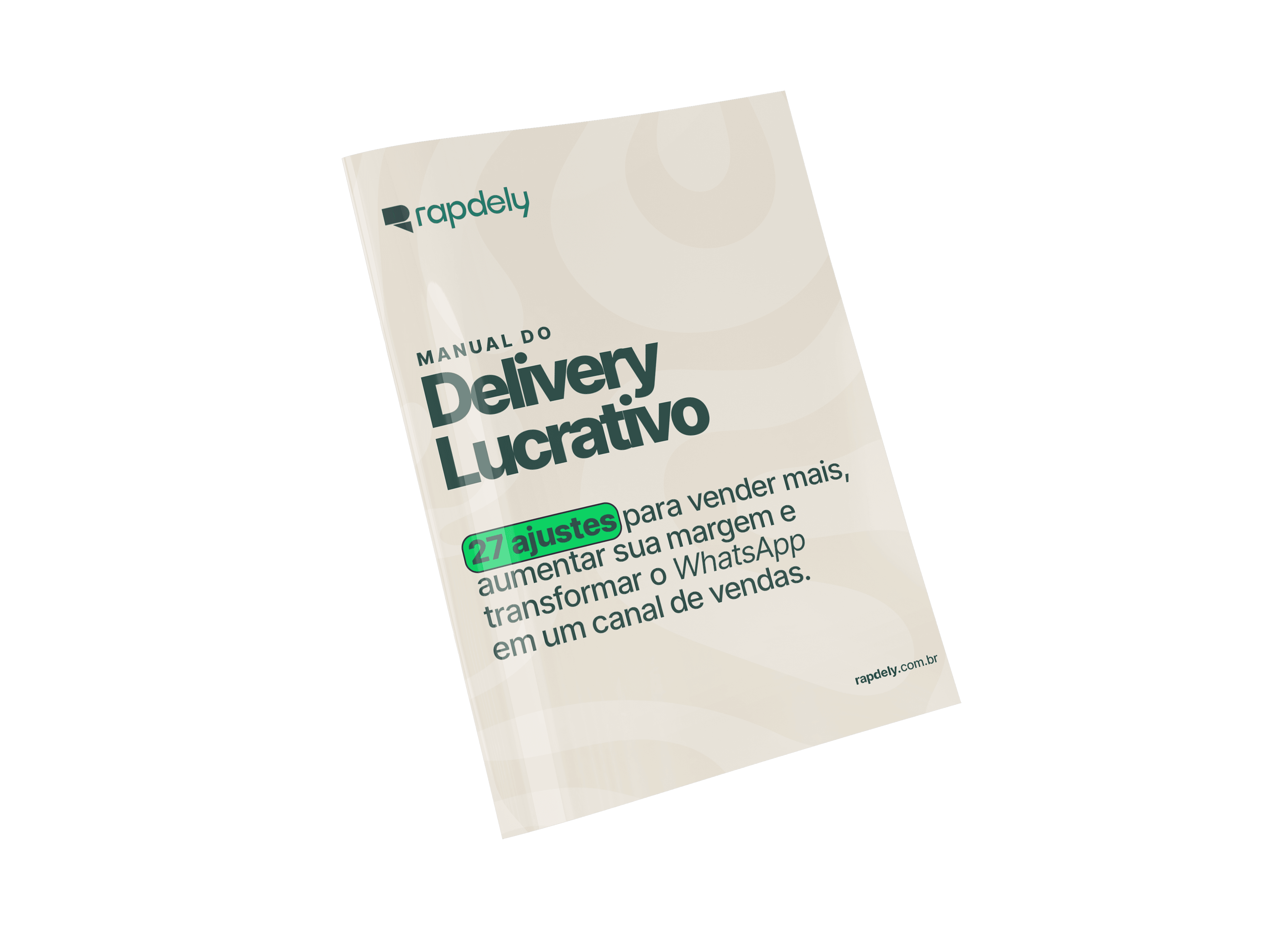 Capa do Manual do Delivery Lucrativo, da Rapdely